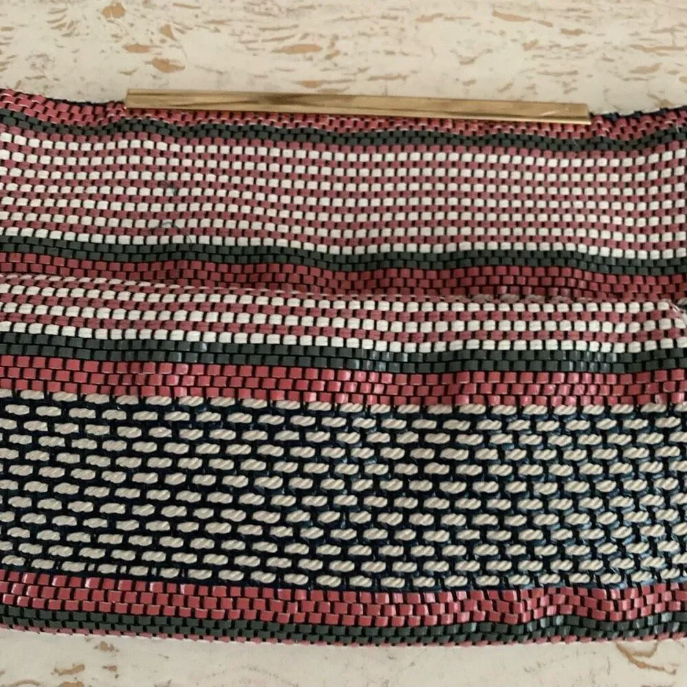 Stella & Dot Everything woven  clutch